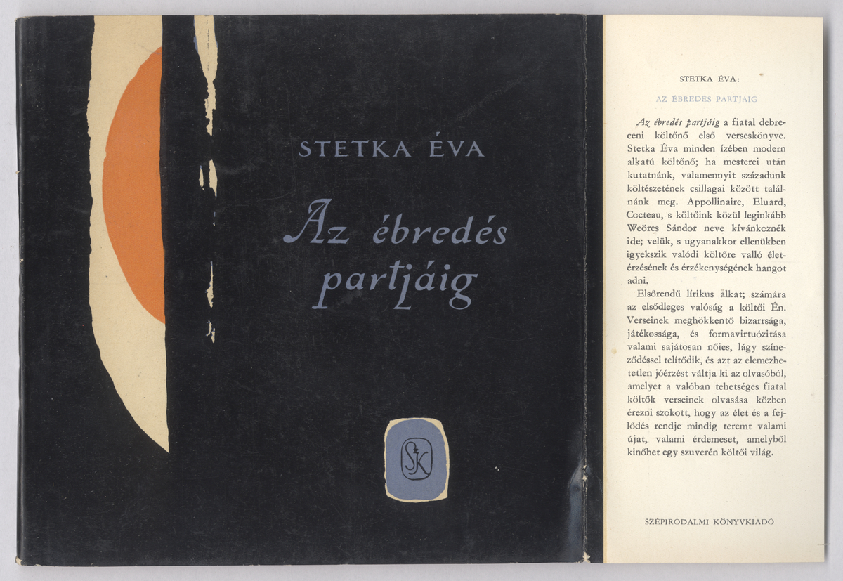 Stetka Éva: Az ébredés partjáig, versek, Stetka Éva | Library OPAC