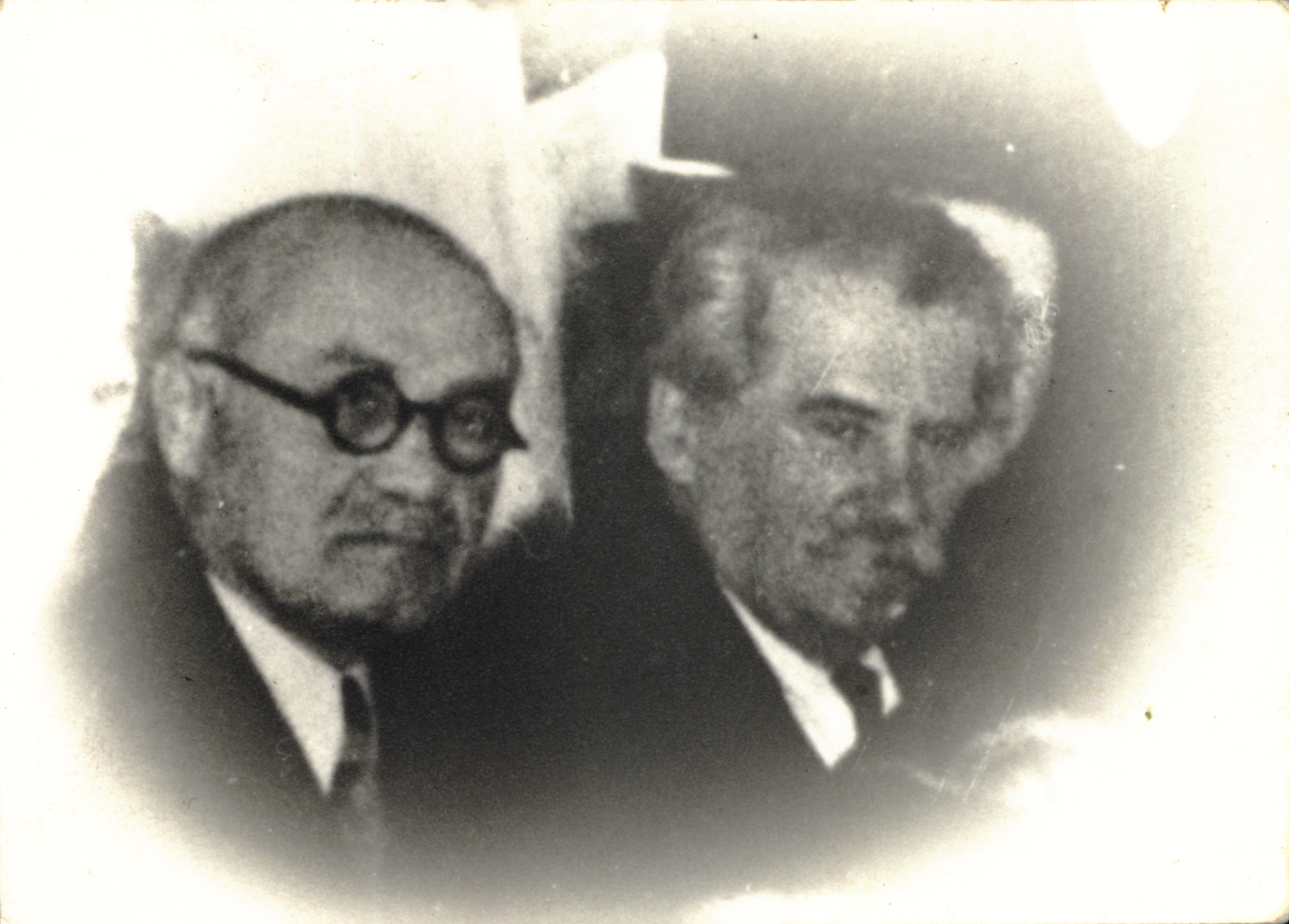 Ismeretlen: Földessy Gyula és Móricz Zsigmond | Library OPAC
