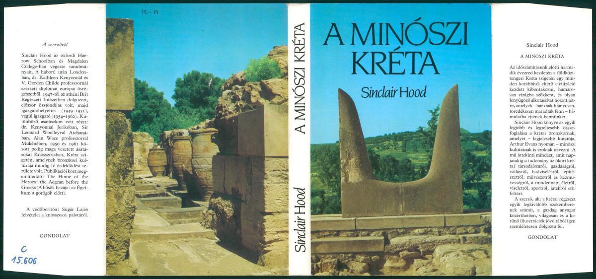 Hood, Sinclair: A minószi Kréta, Sinclair Hood | PIM Gyűjtemények