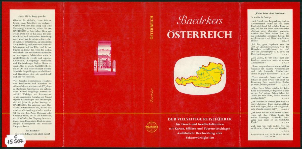 Baedekers autoreiseführer Österreich | Library OPAC