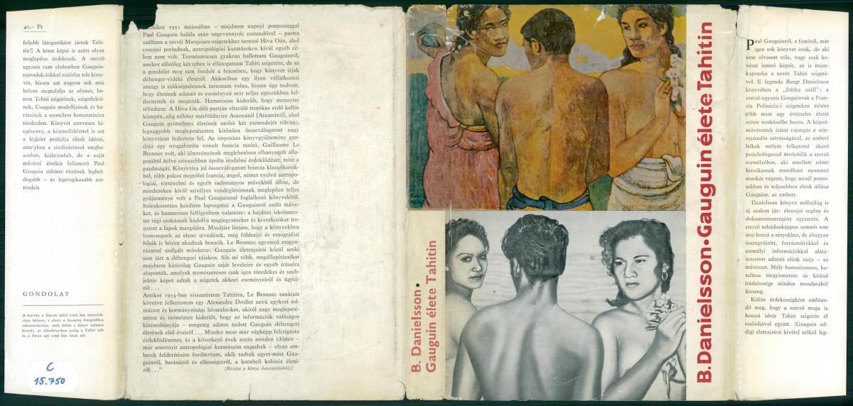 Danielsson, Bengt: Gauguin élete Tahitin, Bengt Danielsson | Library OPAC