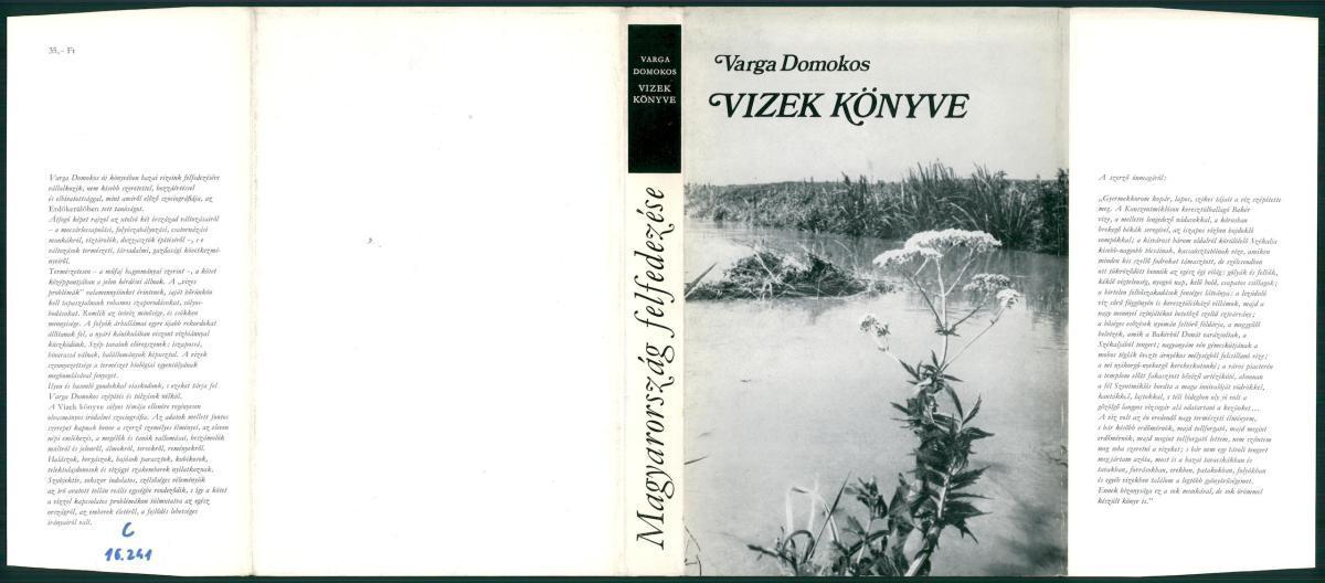 Varga Domokos: Vizek könyve, Varga Domokos | Library OPAC