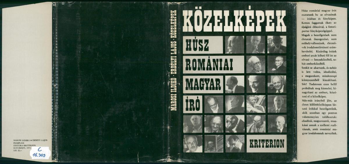 Közelképek, Húsz romániai magyar író | PLM Collection