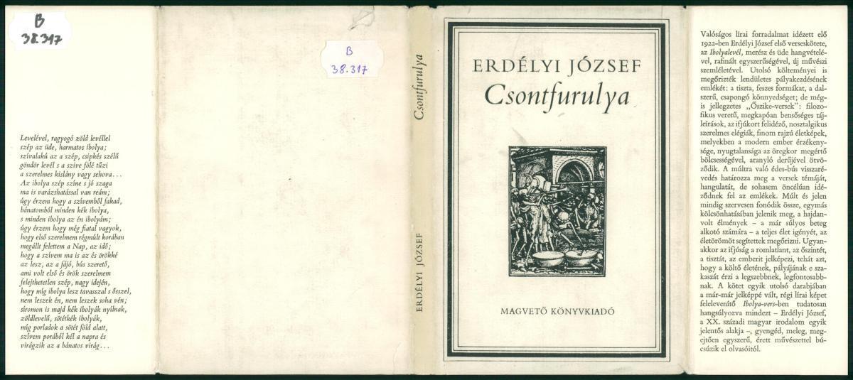 Erdélyi József: Csontfurulya, Erdélyi József | Library OPAC