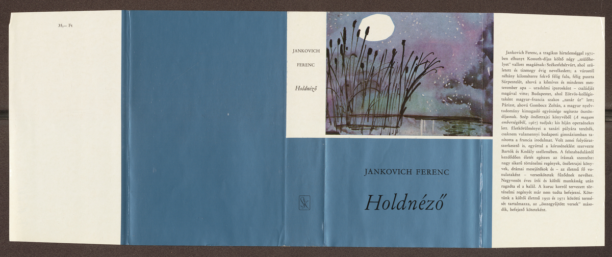 Jankovich Ferenc: Holdnéző, összegyűjtött versek 1950-1971, Jankovich Ferenc | PLM Collection