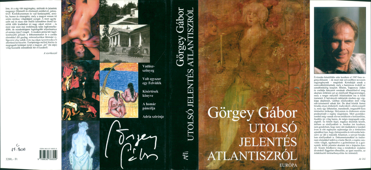 Görgey Gábor: Utolsó jelentés Atlantiszról, Görgey Gábor ; (szerk. Kristró Nagy István) | Library OPAC