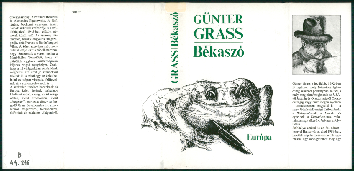 Grass, Günter: Békaszó, Günter Grass | PIM Gyűjtemények