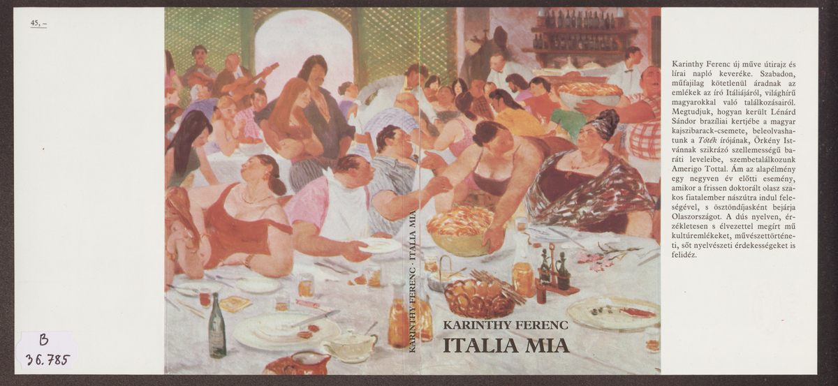 Karinthy Ferenc: Italia mia, Karinthy Ferenc | PLM Collection