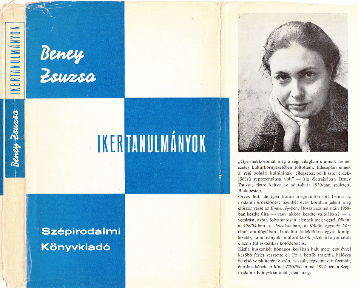 Beney Zsuzsa: Ikertanulmányok, Beney Zsuzsa ; fotó a szerzőről: Koffán Károly | PLM Collection