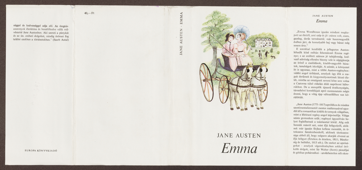 Austen, Jane: Emma, regény, Jane Austen ; (Ford. Csanak Dóra.) | PIM Gyűjtemények