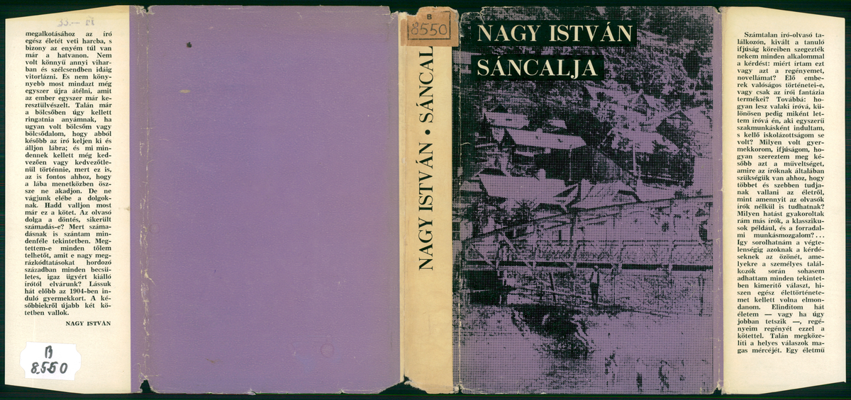 Nagy István: Sáncalja, önéletrajzi regény 1904-1918, Nagy István | PIM Gyűjtemények