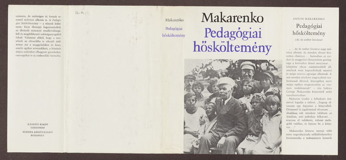 Makarenko, Anton Szemjonovics: Pedagógiai hősköltemény, regény, Anton Makarenko ; [ford. Lányi Sarolta] | PIM Gyűjtemények