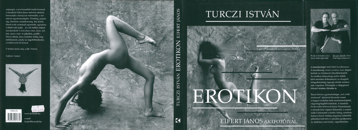Turczi István: Erotikon, Eifert János aktfotóival, Turczi István ; fotó Eifert János | PIM Gyűjtemények